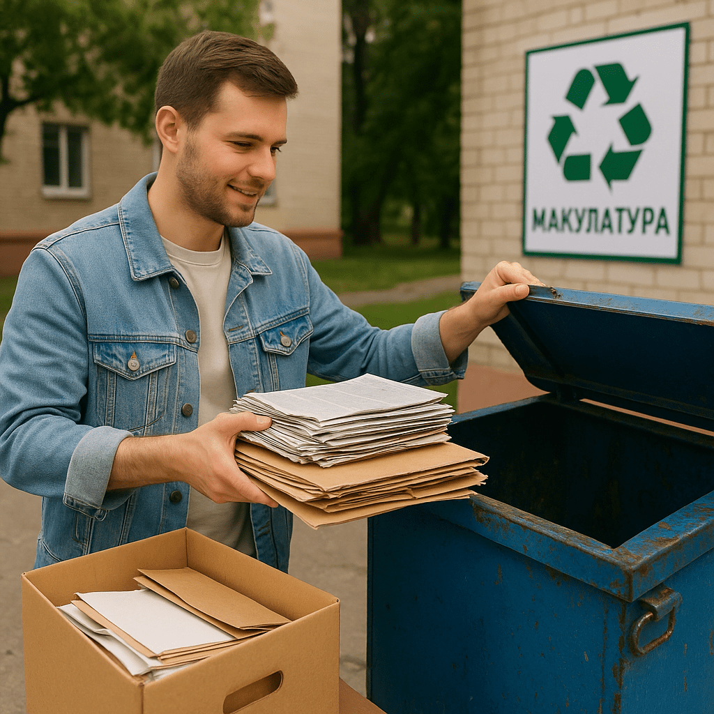 Сдать макулатуру в советском районе