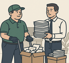 Вывоз макулатуры из офиса Ростов